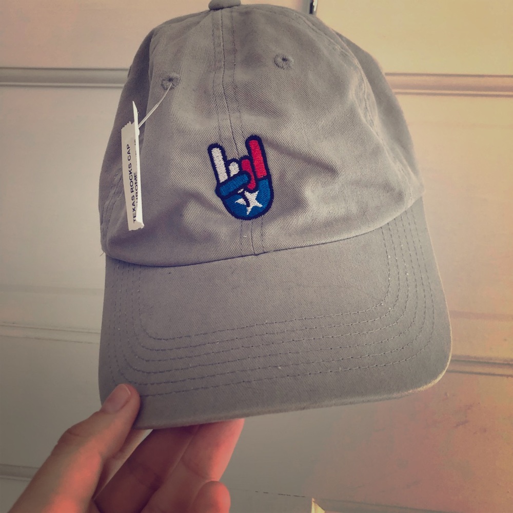 NWT *Rock On* Austin, Texas Grey Baseball Hat